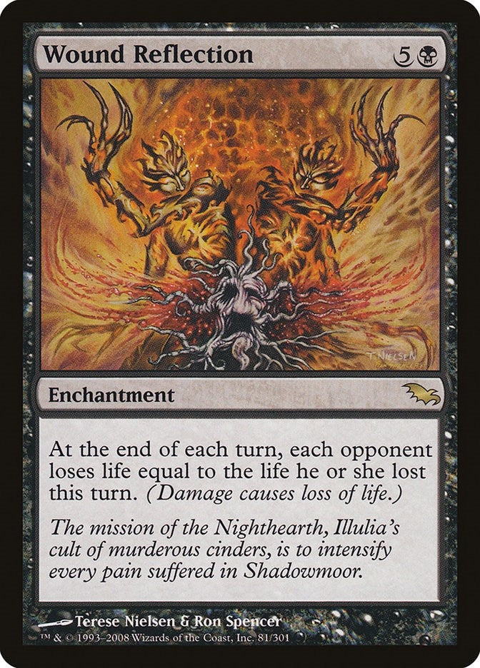Image for Wound Reflection (Shadowmoor) (81) - Magic: The Gathering