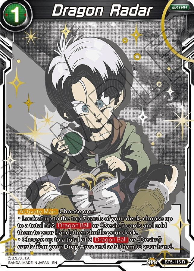 Image for Dragon Radar (Alternate Art) (Special Anniversary Set) (BT5-116) - Dragon Ball Super: Masters
