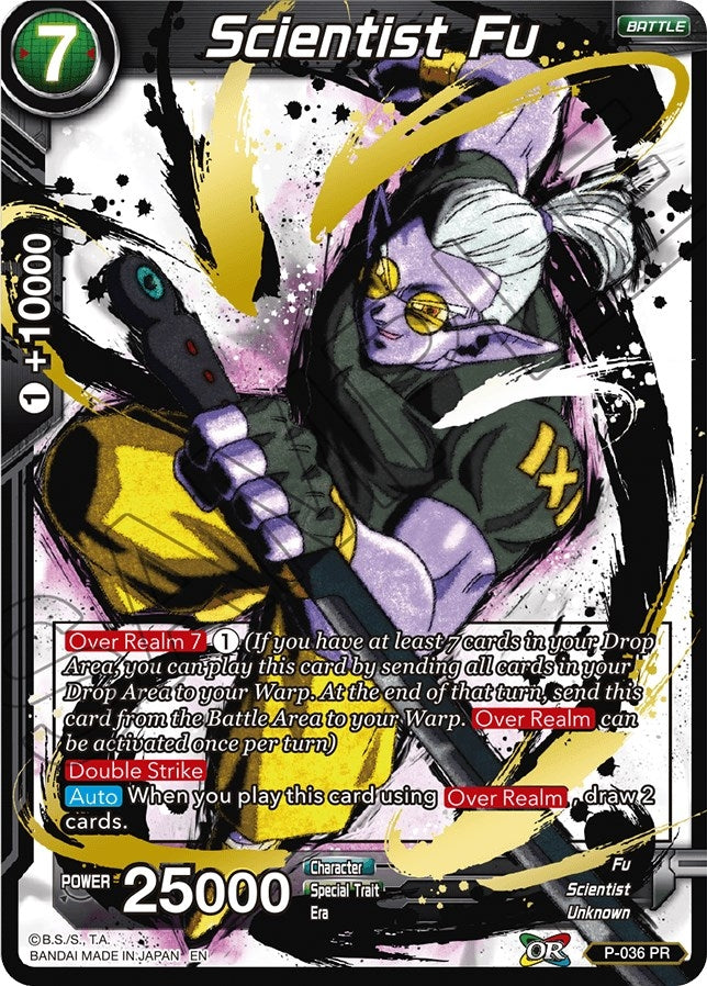 Image for Scientist Fu (Alternate Art) (Special Anniversary Set) (P-036) - Dragon Ball Super: Masters