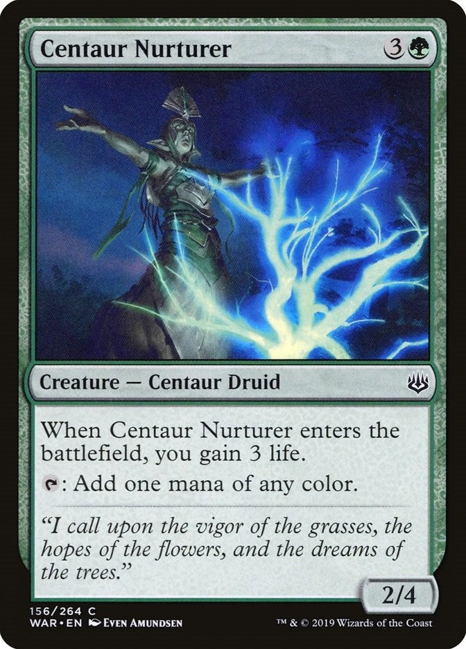 Image for Centaur Nurturer (War of the Spark) (156) - Magic: The Gathering