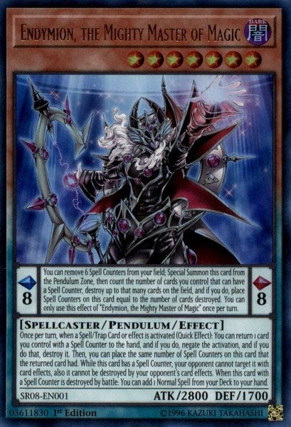 Image for Endymion, the Mighty Master of Magic (Structure Deck: Order of the Spellcasters) (SR08-EN001) - YuGiOh