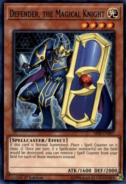 Image for Defender, the Magical Knight (Structure Deck: Order of the Spellcasters) (SR08-EN007) - YuGiOh