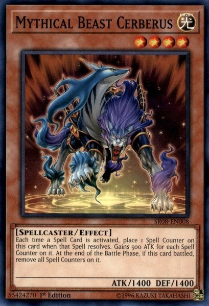 Image for Mythical Beast Cerberus (Structure Deck: Order of the Spellcasters) (SR08-EN008) - YuGiOh