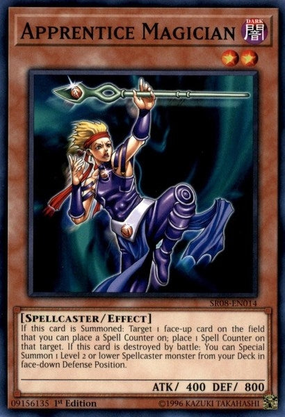 Image for Apprentice Magician (Structure Deck: Order of the Spellcasters) (SR08-EN014) - YuGiOh