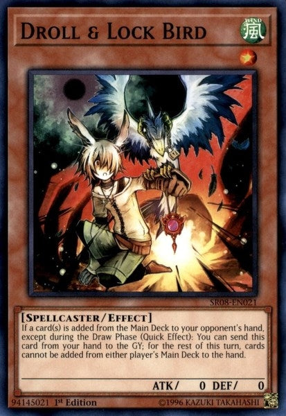 Image for Droll & Lock Bird (Structure Deck: Order of the Spellcasters) (SR08-EN021) - YuGiOh