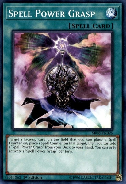 Image for Spell Power Grasp (Structure Deck: Order of the Spellcasters) (SR08-EN025) - YuGiOh