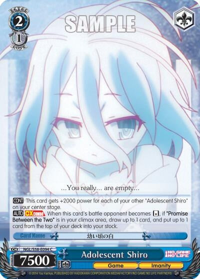 Image for Adolescent Shiro (No Game No Life) (NGL/S58-E094 C) - Weiss Schwarz