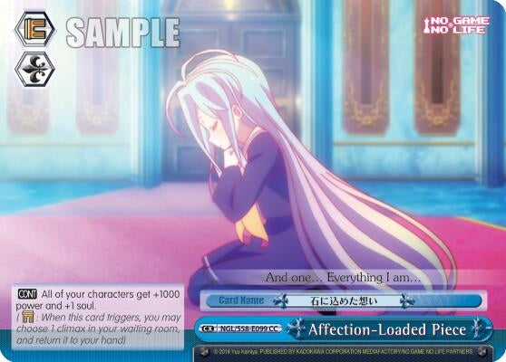 Image for Affection-Loaded Piece (No Game No Life) (NGL/S58-E099 CC) - Weiss Schwarz