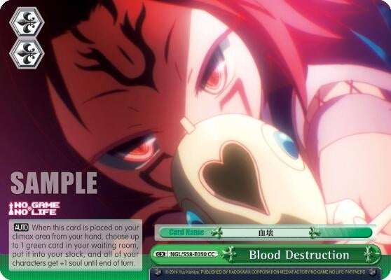 Image for Blood Destruction (No Game No Life) (NGL/S58-E050 CC) - Weiss Schwarz