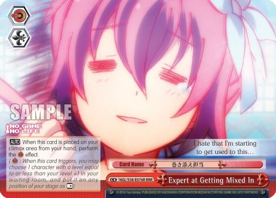 Image for Expert at Getting Mixed In (RRR) (No Game No Life) (NGL/S58-E076R RRR) - Weiss Schwarz