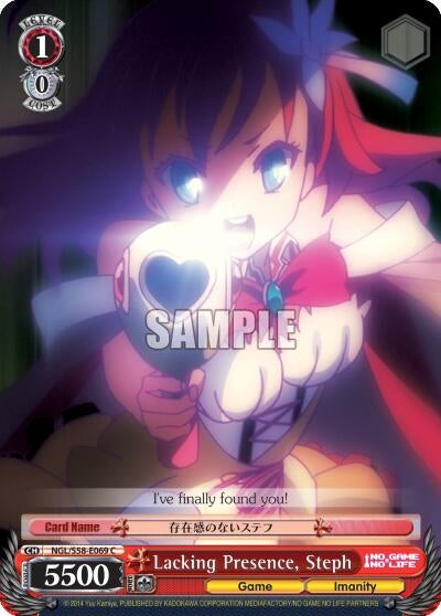 Image for Lacking Presence, Steph (No Game No Life) (NGL/S58-E069 C) - Weiss Schwarz