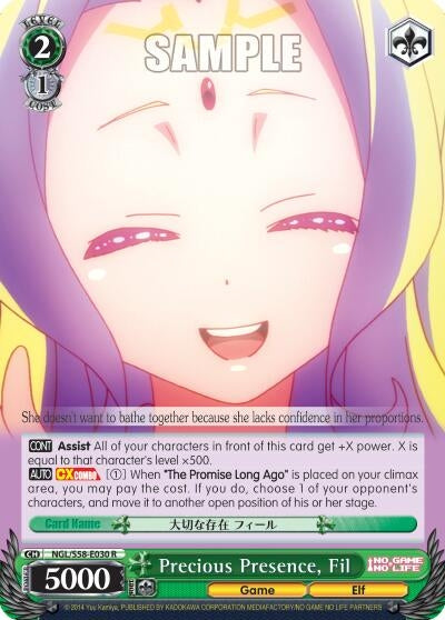 Image for Precious Presence, Fil (No Game No Life) (NGL/S58-E030 R) - Weiss Schwarz