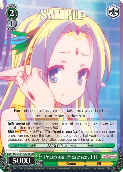 Image for Precious Presence, Fil (SR) (No Game No Life) (NGL/S58-E030S SR) - Weiss Schwarz