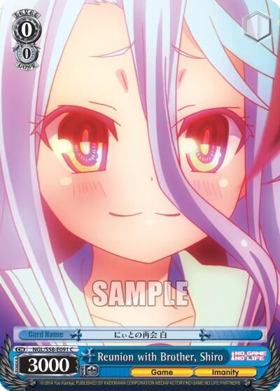 Image for Reunion with Brother, Shiro (No Game No Life) (NGL/S58-E091 C) - Weiss Schwarz