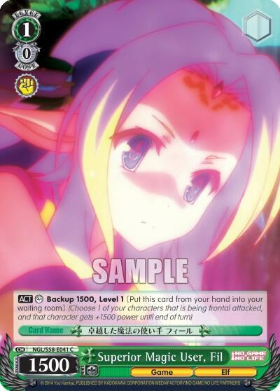 Image for Superior Magic User, Fil (No Game No Life) (NGL/S58-E041 C) - Weiss Schwarz