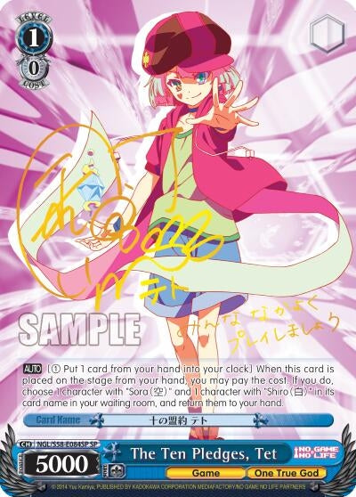Image for The Ten Pledges, Tet (SP) (No Game No Life) (NGL/S58-E084SP SP) - Weiss Schwarz