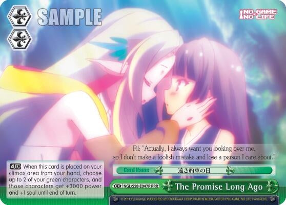 Image for The Promise Long Ago (RRR) (No Game No Life) (NGL/S58-E047R RRR) - Weiss Schwarz