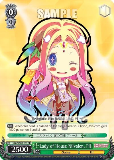 Image for Lady of House Nilvalen, Fil (No Game No Life) (NGL/S58-E103 PR) - Weiss Schwarz