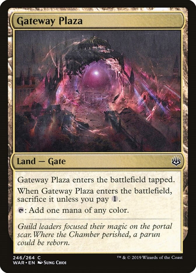 Image for Gateway Plaza (War of the Spark) (246) - Magic: The Gathering