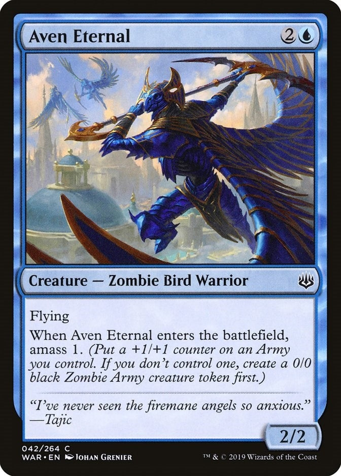 Image for Aven Eternal (War of the Spark) (42) - Magic: The Gathering