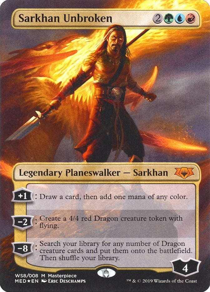 Image for Sarkhan Unbroken (Mythic Edition: War of the Spark) (WS8) - Magic: The Gathering