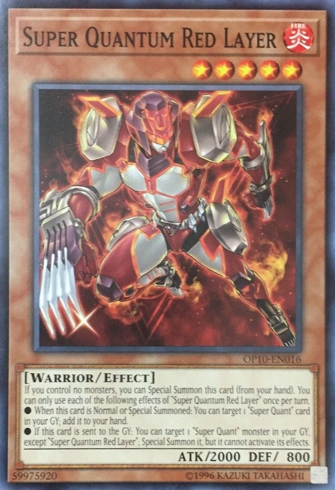 Image for Super Quantum Red Layer (OTS Tournament Pack 10) (OP10-EN016) - YuGiOh