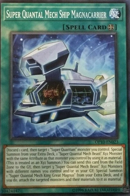 Image for Super Quantal Mech Ship Magnacarrier (OTS Tournament Pack 10) (OP10-EN023) - YuGiOh
