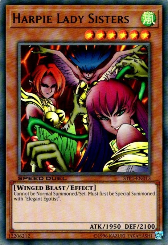 Image for Harpie Lady Sisters (Speed Duel: Tournament Pack 1) (STP1-EN013) - YuGiOh