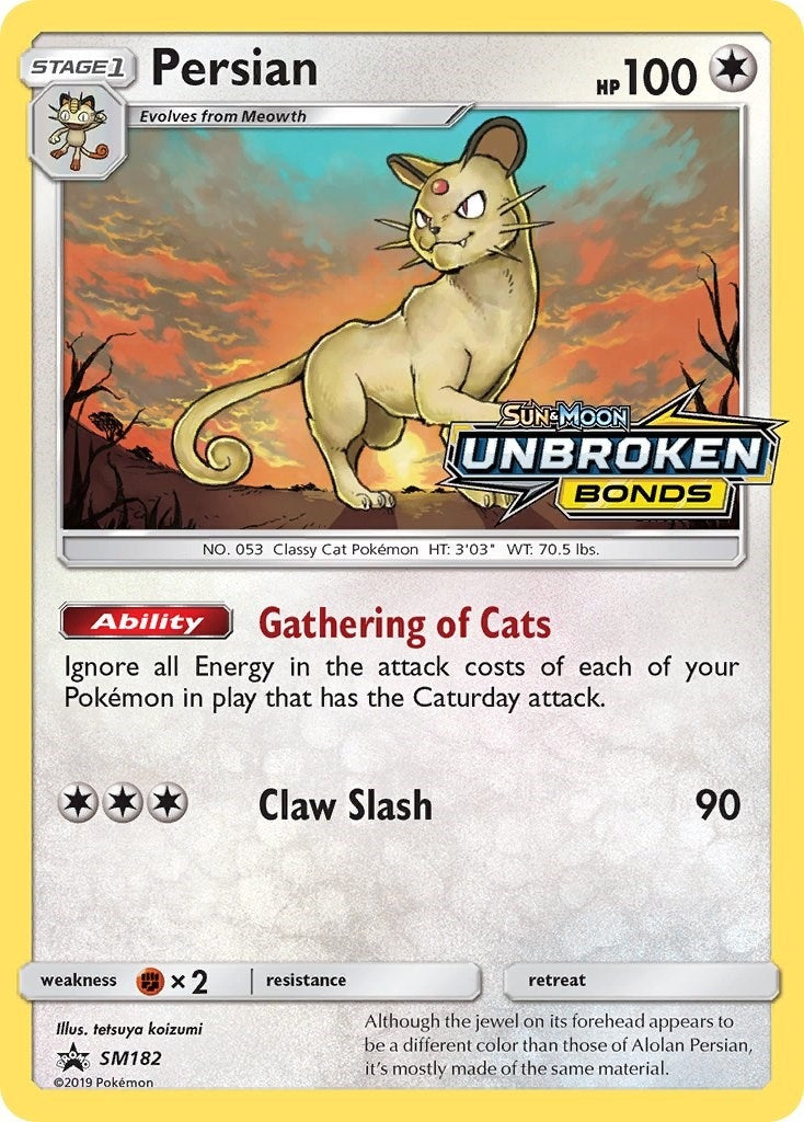 Image for Persian - SM182 (Prerelease) (SM Promos) (SM182) - Pokemon