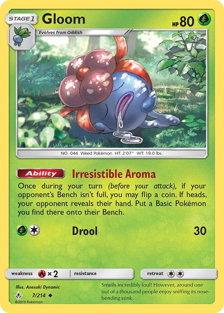Image for Gloom (SM - Unbroken Bonds) (7/214) - Pokemon