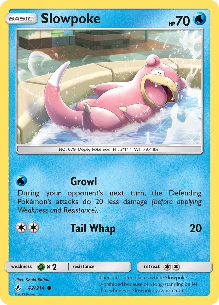 Image for Slowpoke (SM - Unbroken Bonds) (42/214) - Pokemon