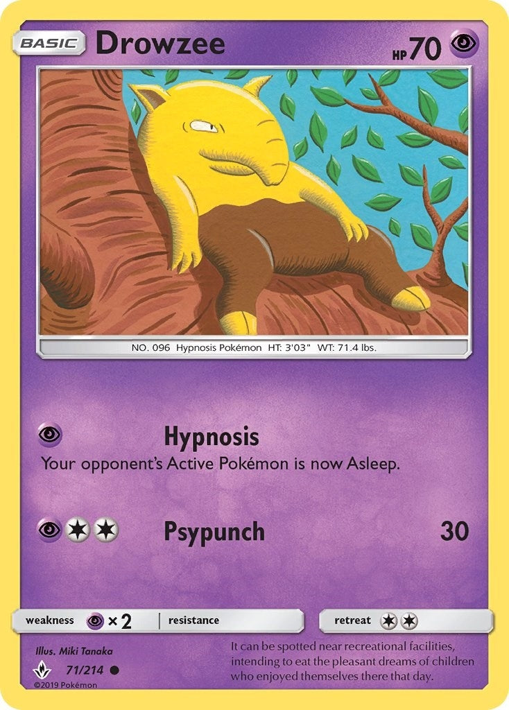 Image for Drowzee (SM - Unbroken Bonds) (71/214) - Pokemon