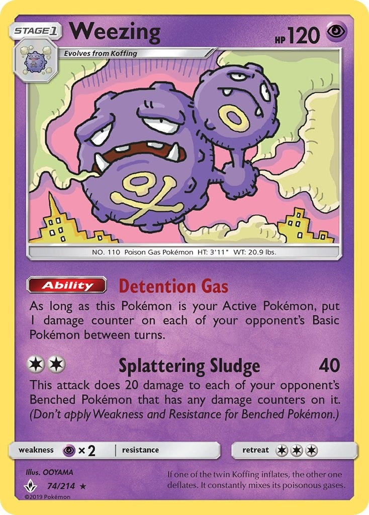 Image for Weezing (SM - Unbroken Bonds) (74/214) - Pokemon