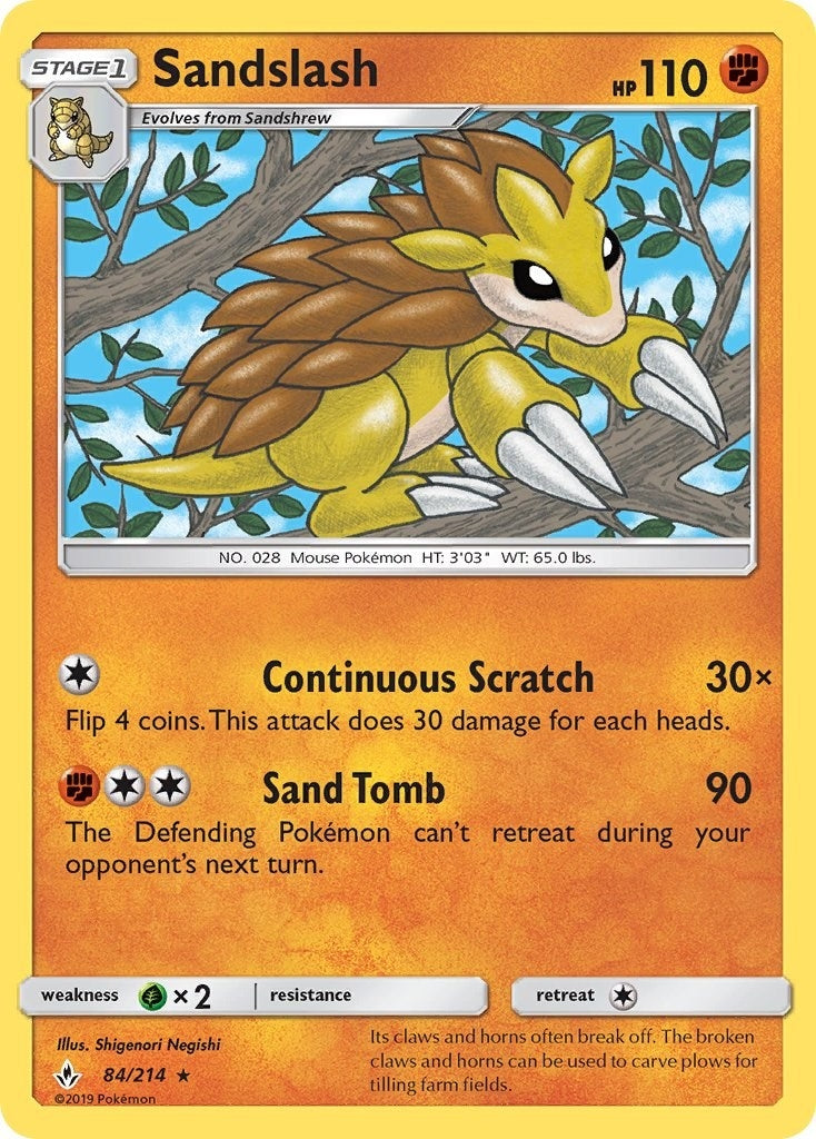 Image for Sandslash (SM - Unbroken Bonds) (84/214) - Pokemon