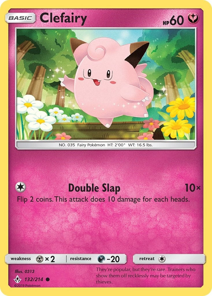 Image for Clefairy (SM - Unbroken Bonds) (132/214) - Pokemon