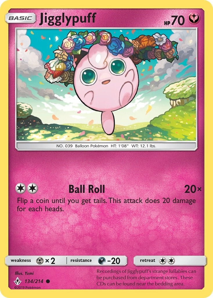 Image for Jigglypuff (SM - Unbroken Bonds) (134/214) - Pokemon