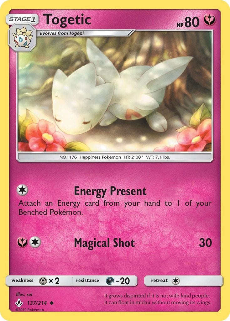 Image for Togetic (SM - Unbroken Bonds) (137/214) - Pokemon