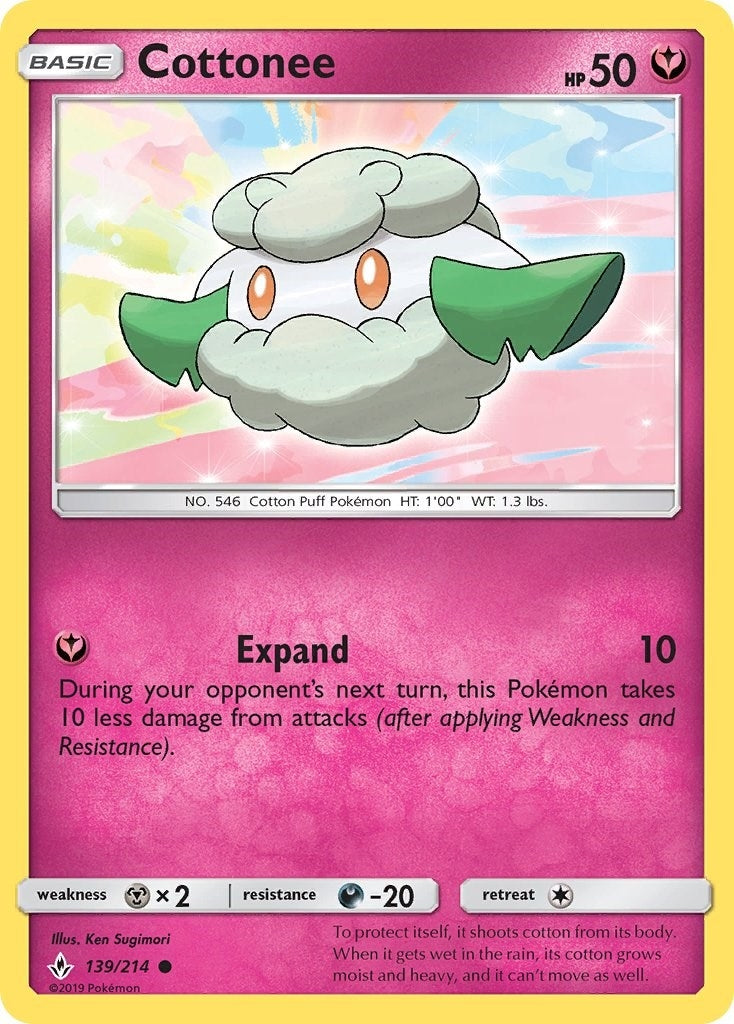 Image for Cottonee (SM - Unbroken Bonds) (139/214) - Pokemon