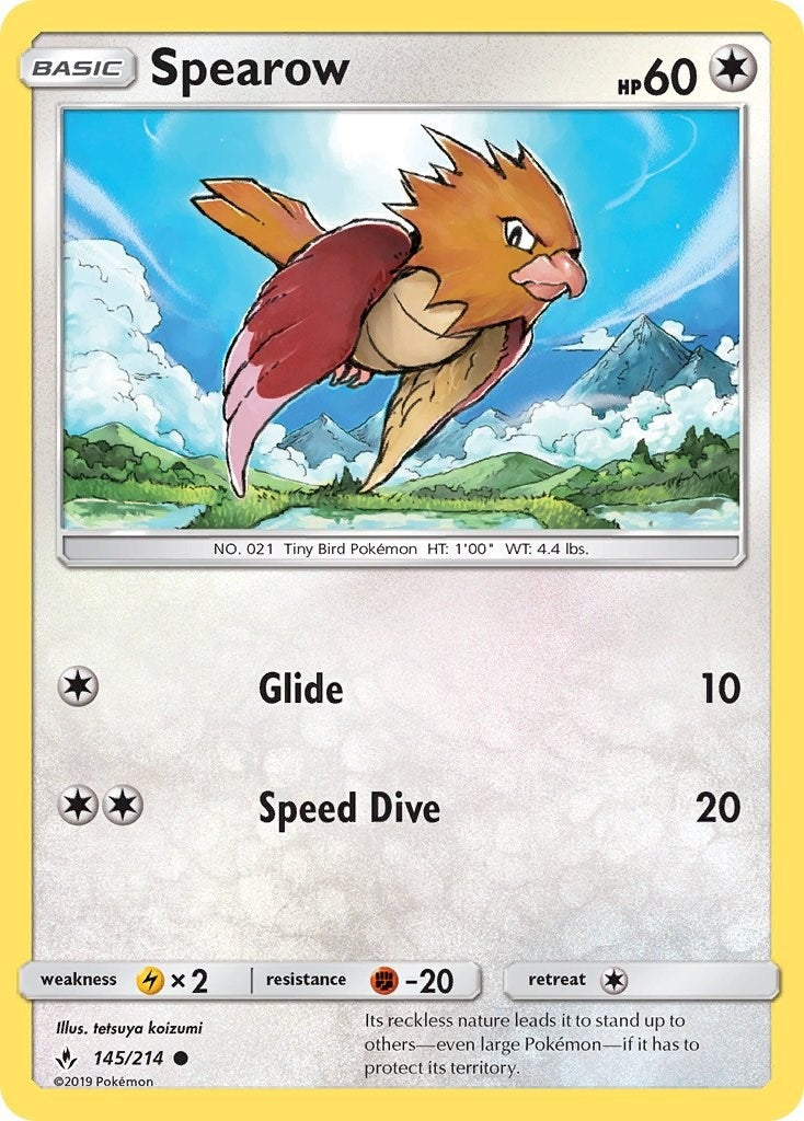 Image for Spearow (SM - Unbroken Bonds) (145/214) - Pokemon