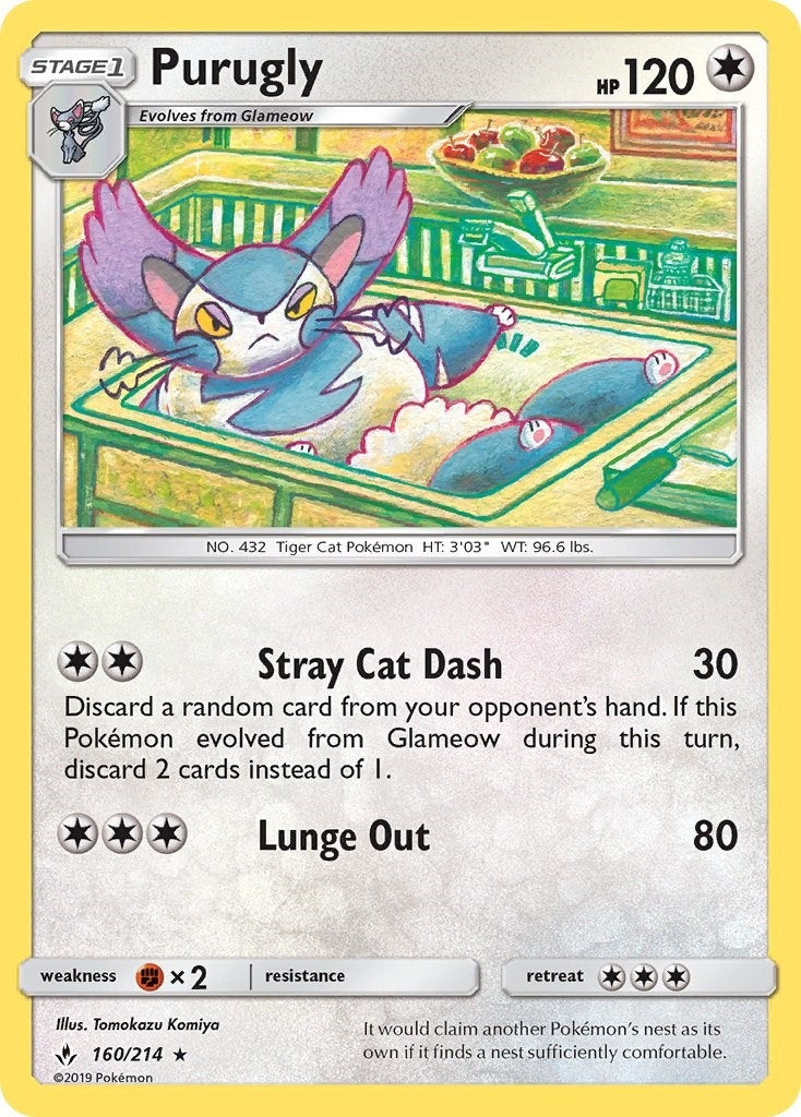 Image for Purugly (SM - Unbroken Bonds) (160/214) - Pokemon