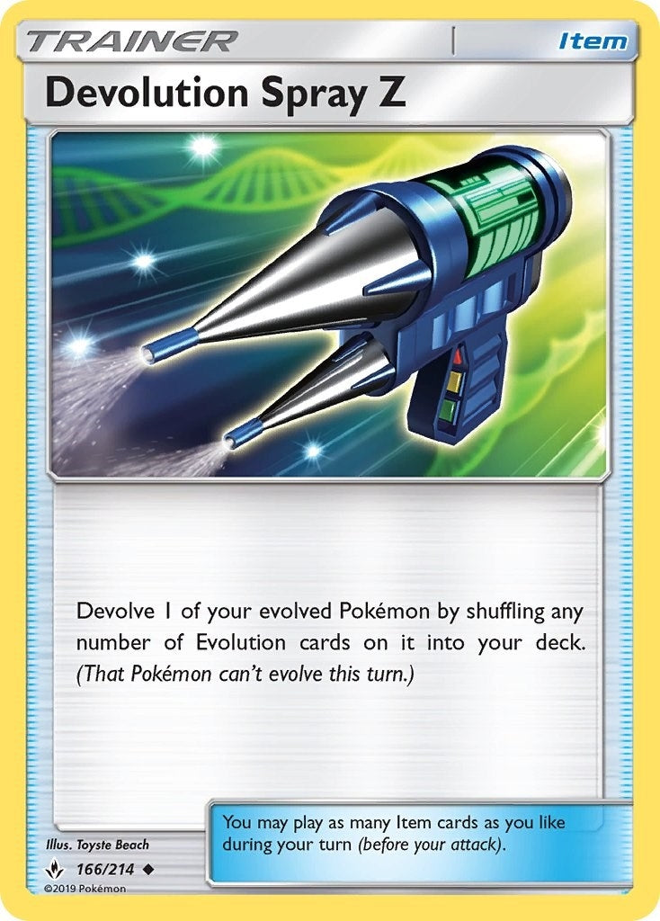 Image for Devolution Spray Z (SM - Unbroken Bonds) (166/214) - Pokemon