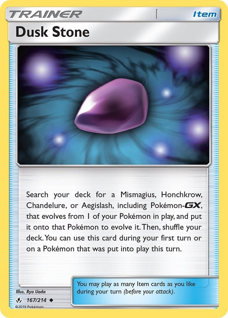 Image for Dusk Stone (SM - Unbroken Bonds) (167/214) - Pokemon