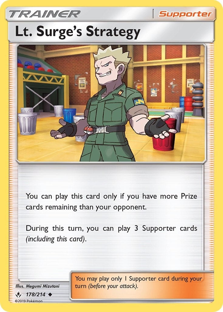 Image for Lt. Surge's Strategy (SM - Unbroken Bonds) (178/214) - Pokemon