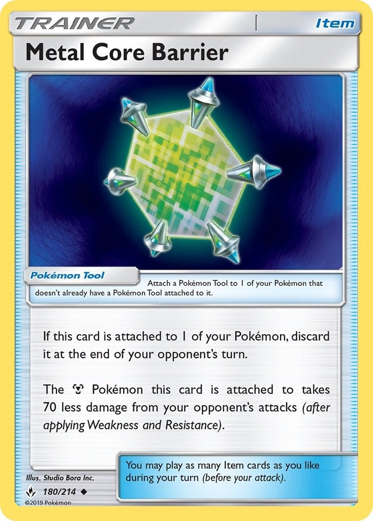 Image for Metal Core Barrier (SM - Unbroken Bonds) (180/214) - Pokemon