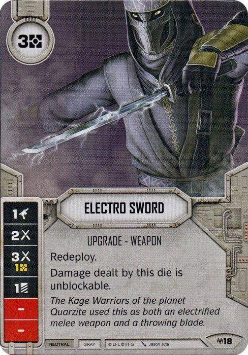 Image for Electro Sword (Allies of Necessity) (18) - Star Wars: Destiny