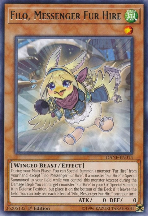 Image for Filo, Messenger Fur Hire (Dark Neostorm) (DANE-EN015) - YuGiOh