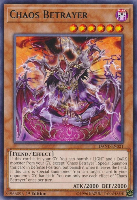 Image for Chaos Betrayer (Dark Neostorm) (DANE-EN021) - YuGiOh