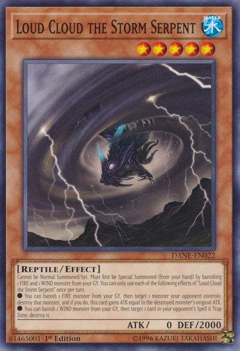Image for Loud Cloud the Storm Serpent (Dark Neostorm) (DANE-EN022) - YuGiOh