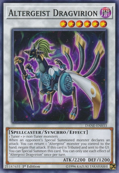 Image for Altergeist Dragvirion (Dark Neostorm) (DANE-EN033) - YuGiOh