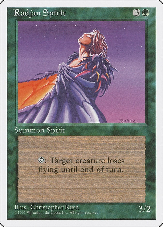 Image for Radjan Spirit (Fourth Edition) - Magic: The Gathering